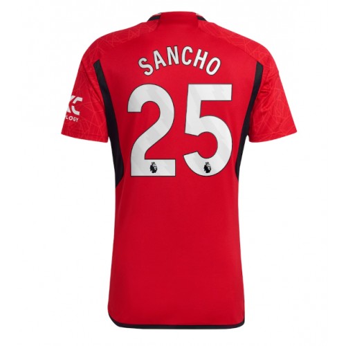 Dres Manchester United Jadon Sancho #25 Domaci 2023-24 Kratak Rukav